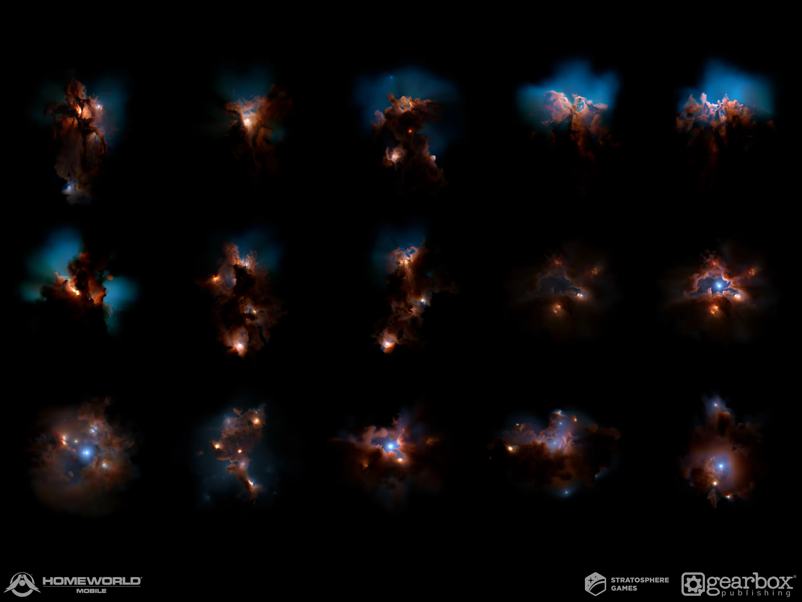 nebulas and planets